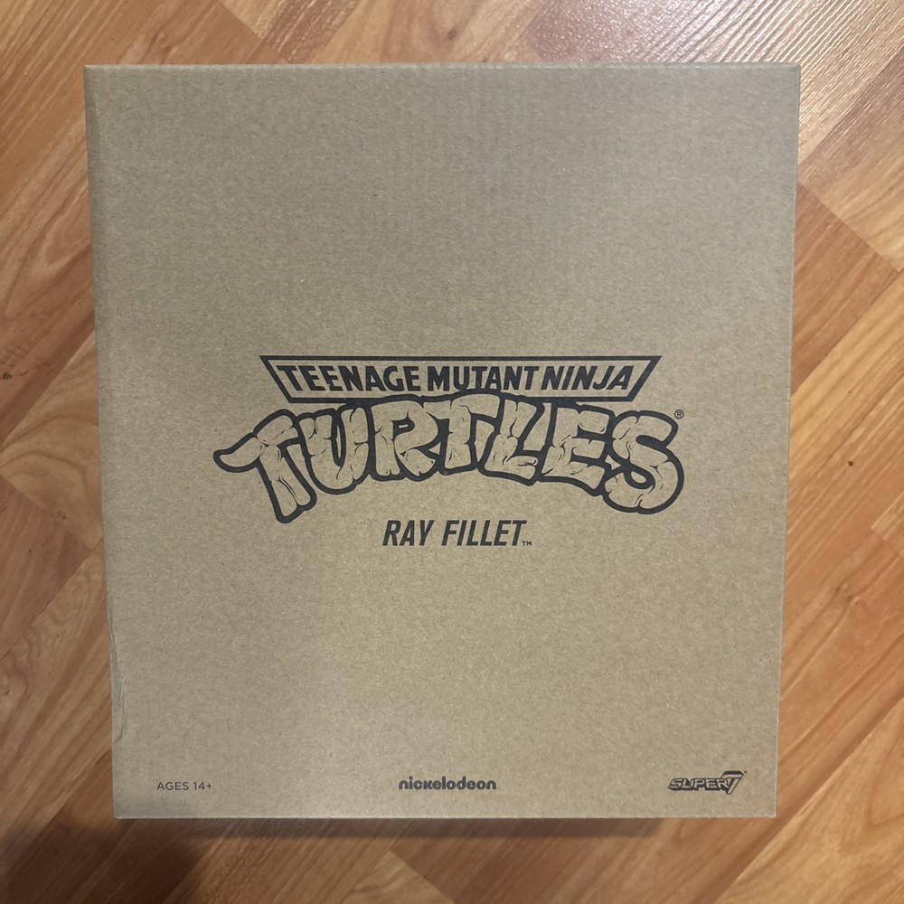 Super7 Teenage Mutant Ninja 7 in Action Figure Ray Fillet Ultimates New