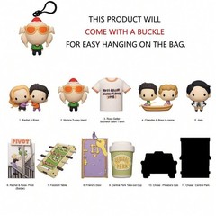 Friends TV Show 3D Figure Blind Bag Mystery Rachel Joey Desk Decor Gift 1PC New
