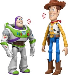Toy Story 5 Interactables Woody & Buzz Lightyear 11-Inch Talking FIgure 2-Pack