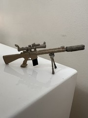 1/18 Joytoy , Acid rain , Planet green , G.I.Joe ,3.75 figure . custom Weapons