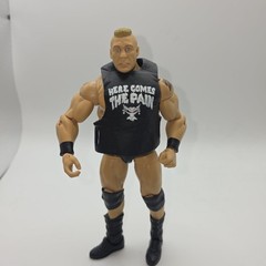WWE Brock Lesnar Elite Action Figure Here Comes The Pain Shirt Mattel Wrestling