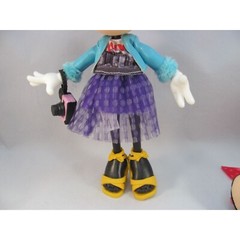 Disney Minnie Mouse Vinyl Plastic Poseable Doll with Accessories