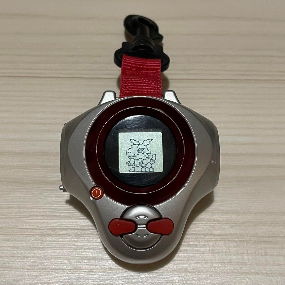 BANDAI Digimon Tamers Digivice D-ARK ver.1 Red Silver Guilmon Japan Import