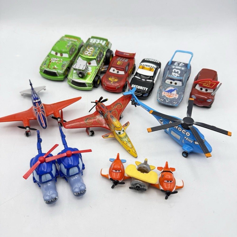 14 Disney Pixar Cars & Planes Mixed Lot + Turbo