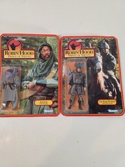 2 Kenner Robin Hood Figures Azeem, The Dark Warrior NEW SEALED