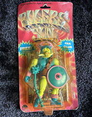 Olmec Rulers of the Sun Pig-Head Pig Action Figure Shield Mace Comic 1985
