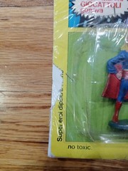 VINTAGE 1979 SUPERMAN SUPERGIRL FIGURE SET ITALY GIOCATTOLI- RARE MOC