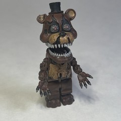 McFarlane FNAF Nightmare Freddy Figure w/ 2 Freddles Five Nights at Freddy’s