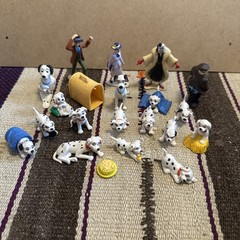Lot of 21 Disney 101 102 DALMATIANS PVC Toys Action Figures Dogs Cruella Disney