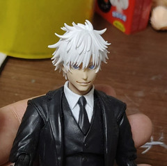 for 6″ Romankey Vtoys Figure Body1/12 Jujutsu Kaisen Gojo Satoru Head Carving