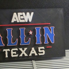 AEW Jazwares AEW All In Texas Logo Accessory
