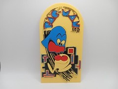 Retro Pac-Man arcade art logo pacman sign magnet 8″inch tall w attached magnets