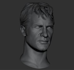1/6 Scale Punisher Thomas Jane 2004 Head Sculpt (Hot Toys Sideshow) – Skiman.art