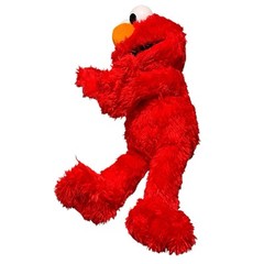 14 in Sesame Street Red Muppet Tickle Me Elmo Hasbro Laughs & Talks Works Plush