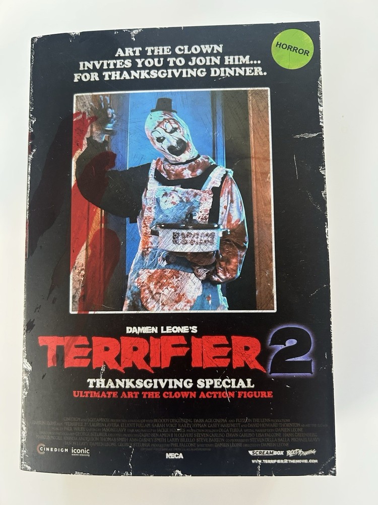 NECA Ultimate Art the Clown Thanksgiving Special Terrifier 2