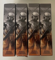 Hasbro Star Wars Black Series Imperial Armored Commando #42 LOT (X4) -NEW