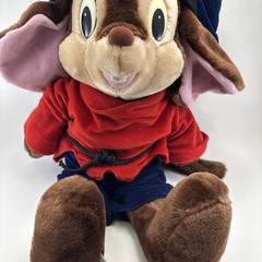 Vintage 1986 Fievel Goes West An American Tail 22″ Plush Mouse Doll Sears Fieval