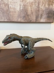 Jurassic World Alpha Training Blue Velociraptor Dinosaur Only, No Charger Remote