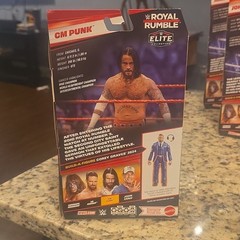 Mattel WWE Elite Collection CM Punk Royal Rumble Action Figure Boxed w/ Mic