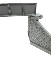 1:18 Scale Modular Railway Bridge Diorama for 4-Inch Action Figure Massive 29 in