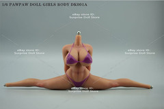 PawPawDoll DK001A 1/6 Oversize Breast Seamless Body Makeup Silicone Female Figur