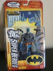 DC SUPER HEROES SET OF 3 S3 SELECT SCULPT SERIES BATMAN ROBIN SUPER MAN BIZARRO.