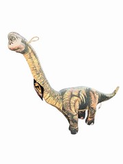 1993 Jurassic Park Ace Novelty Plush Lot Brachiosaurus + Dilophosaurus Rare Vtg