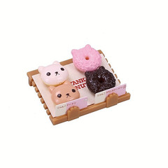 Nyanko Donut Mini Food Toy Figure Japanese Mystery Ball 1 Random Gashapon