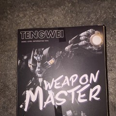 TENGWEI Weapon Master Transformers & Robots Action Figure Black/Gray Ages 6+