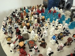Hasbro Star Wars Micro Force Mini Lot Figures, Vehicles, and Tin – All in photo!