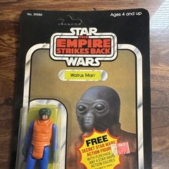 Vintage Kenner Star Wars ESB Walrus Man 21 Back Carded Action New & Sealed