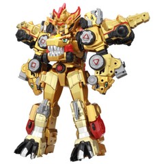 Dino Core Golden Ultimate D-Buster Tyranno Figure 7 in 1 Dinosaur Robot Combiner