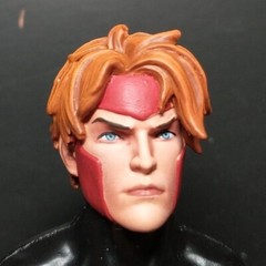 HEAD ONLY Marvel Legends Custom painted Image Youngblood Shaft WILDCATS SPARTAN