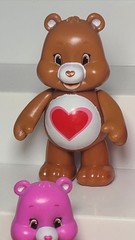 LOT Of 6 Care Bears TCFC Figures 3″ & 2″ Harmony Tenderheart Cheer (T3)