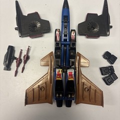 Vintage 1985 Hasbro Transformers G1- Dirge Jet (Missing Pieces) Xtra Parts