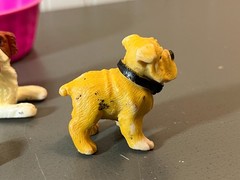 Vintage 1993-94 MEG Puppy In My Pocket x 4 + Extra Animals + Bed + x3 Stands