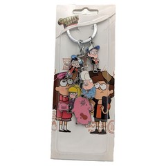 DIPPER MABEL PACIFICA STAN & WADDLES Gravity Falls 1.5 in. 5 Pcs. Key Chain Set
