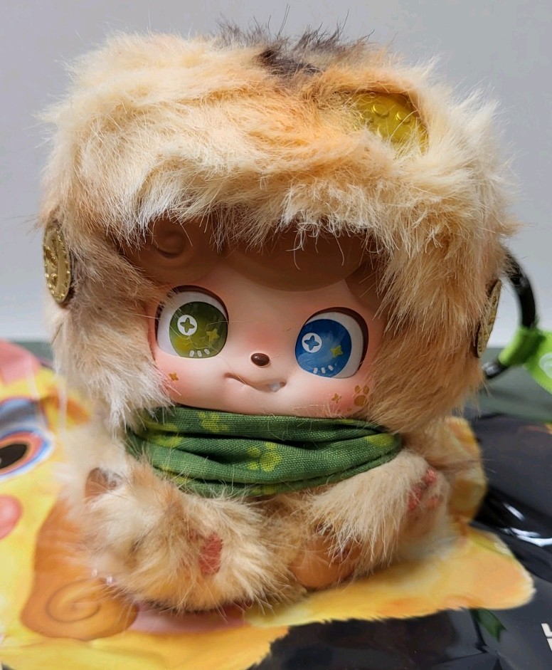 FREE SHIP! Jotoys Q Kid Good Fortune Plush Figure Opened Blind Box FORTUNE CAT