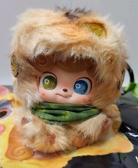 FREE SHIP! Jotoys Q Kid Good Fortune Plush Figure Opened Blind Box FORTUNE CAT