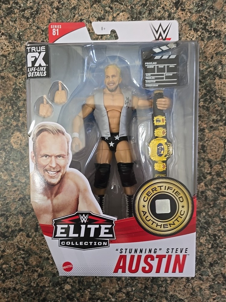 WWE Elite Series 81 Stunning Steve Austin Brand New Sealed