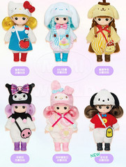 Sanrio x Little Mimi Figure Doll 11cm | Officially Licensed | K-Character 🇰🇷