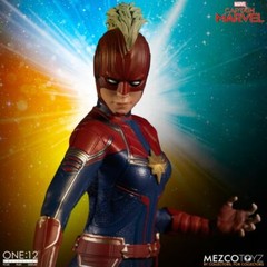 Mezco Toyz Captain Marvel Superhero Comics One:12 Collective Action Figure 76670