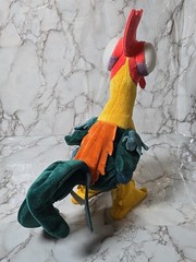 Disney Hei Hei Moana Plush Clucking Rooster Toy Animatronic Tested
