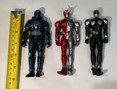 Lot of 3 Assorted Multicolor Action Figures Set – 6 in Tall – Missing Pieces