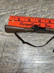 1/6 21ST CENTURY WW2 US ARMY M1 GARAND PLASTIC RIFLE ULTIMATE SOLDER HASBRO