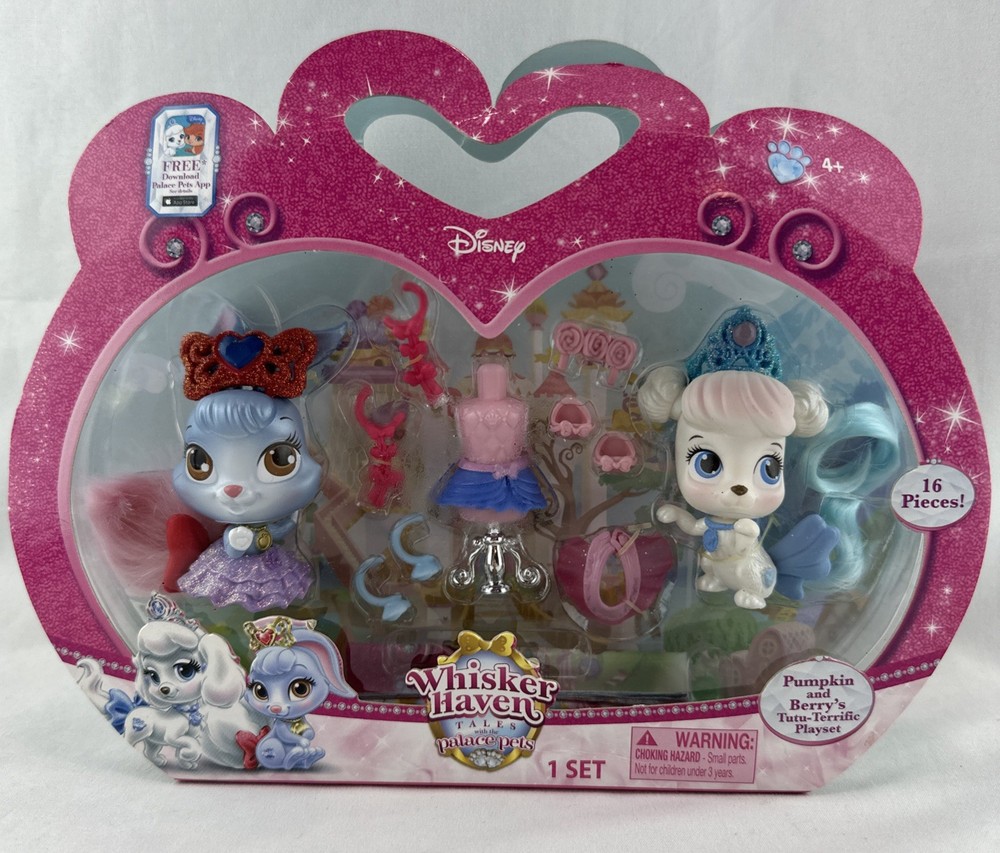 Disney Whisker Haven Tales Palace Pets Pumpkin & Berry’s Tutu-Terrific Playset