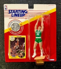 Boston Celtics Larry Bird/Reggie Lewis 1991 NBA Kenner Starting Lineup Figures
