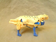 MISSING LEG Transformers Rise of the Beasts -Flex Changers: Cheetor Action Figur