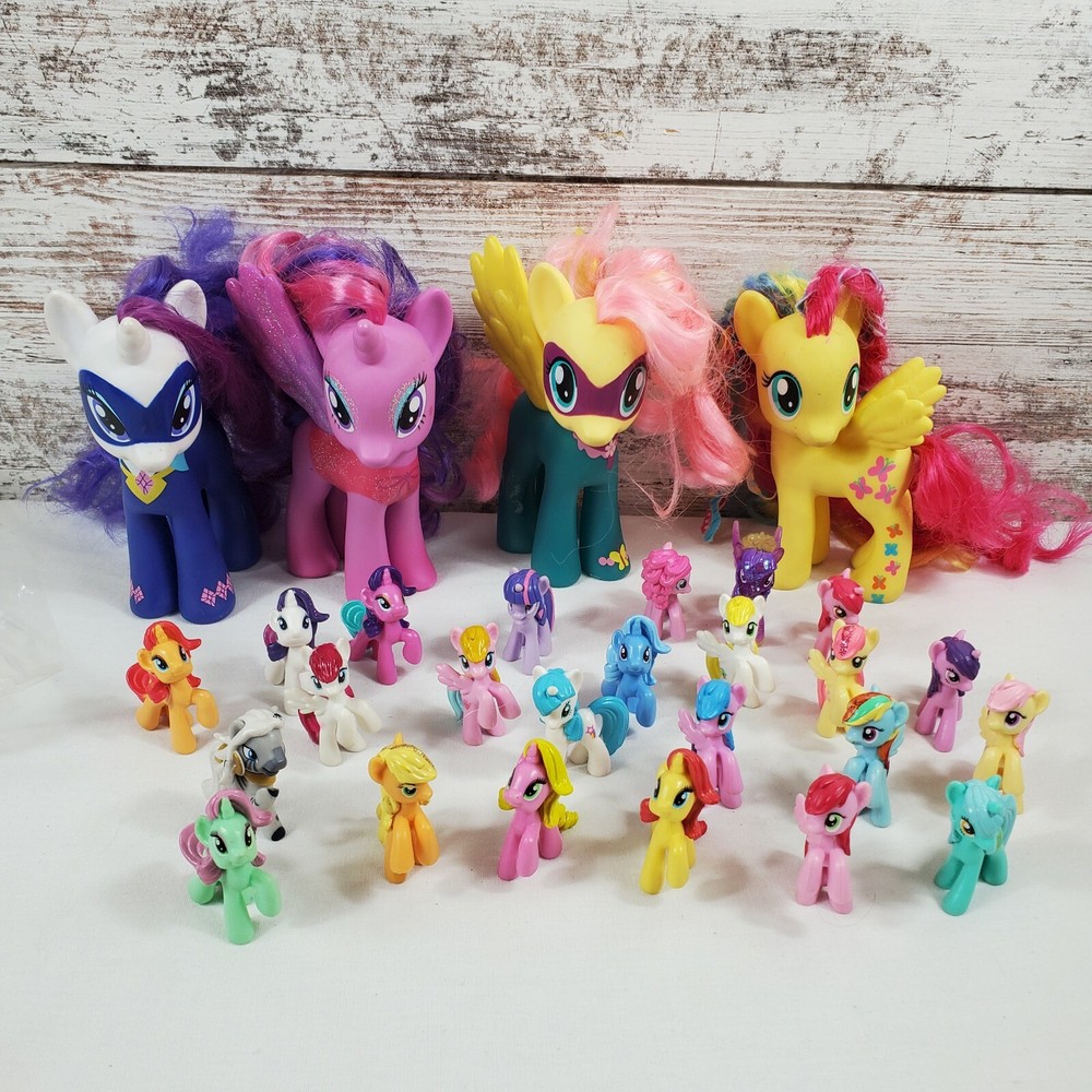MLP My Little Pony lot of ponies. Various sizes generations. Toy lot 28 total