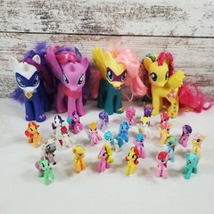 MLP My Little Pony lot of ponies. Various sizes generations. Toy lot 28 total
